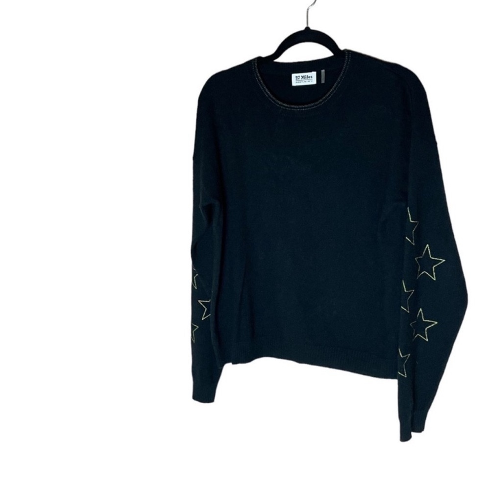27 miles Gold stars cashmere sweater
